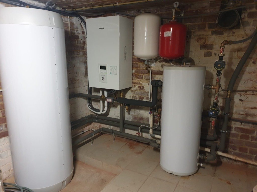 Panasonic warmtepomp en verwarmingsinstallatie